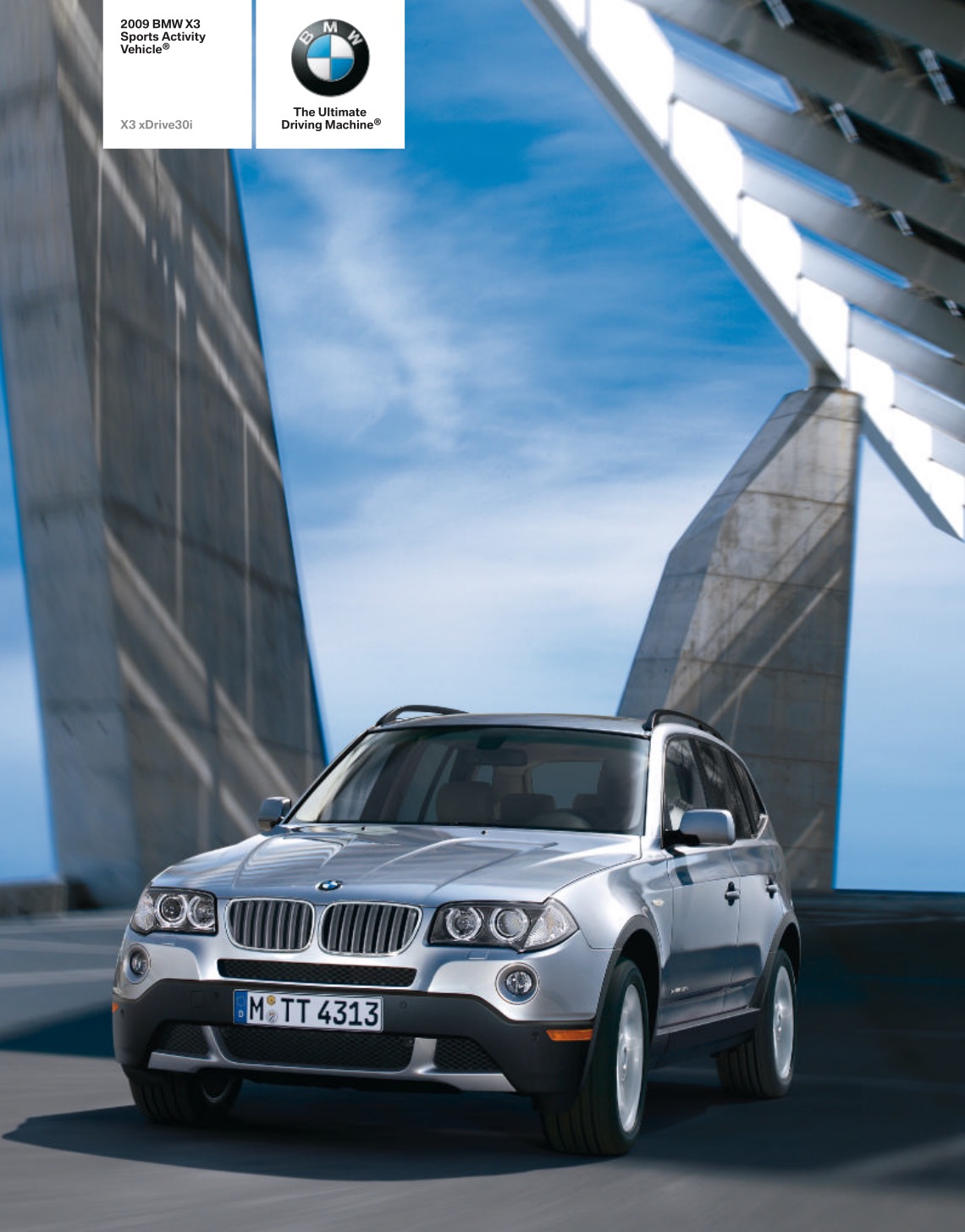 2009 BMW X3 Brochure
